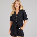 Brave Soul Womens Lennon Playsuit Black