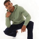 Brave Soul Mens Hugh Hoodie Emerald Green