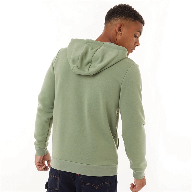 Brave Soul Mens Hugh Hoodie Emerald Green - Image 2