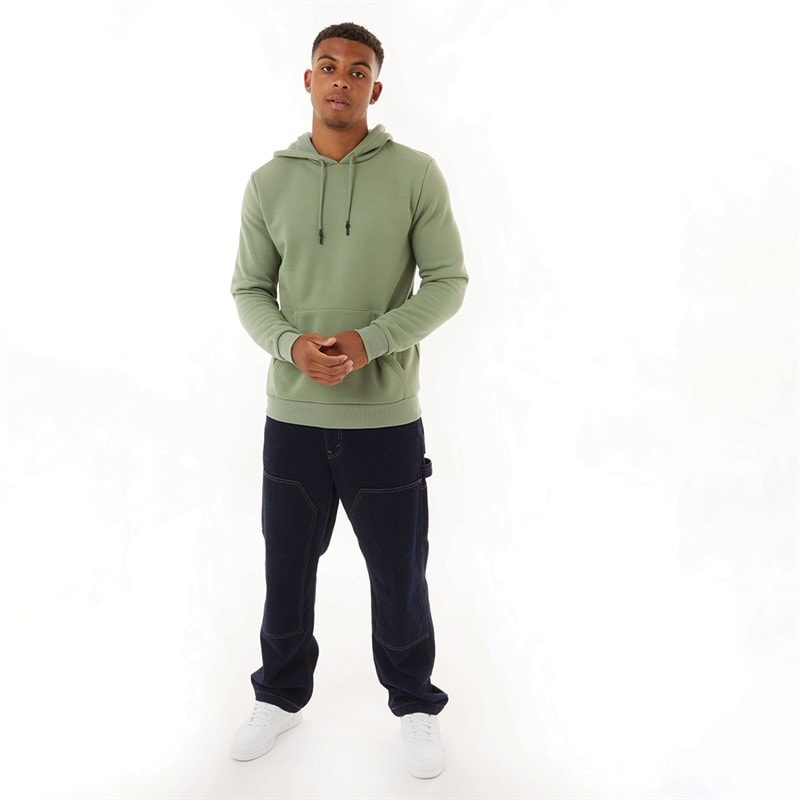 Brave Soul Mens Hugh Hoodie Emerald Green - Image 3