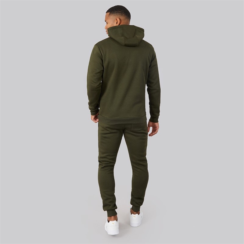 Brave Soul Mens Stark Tracksuit Khaki - Image 2