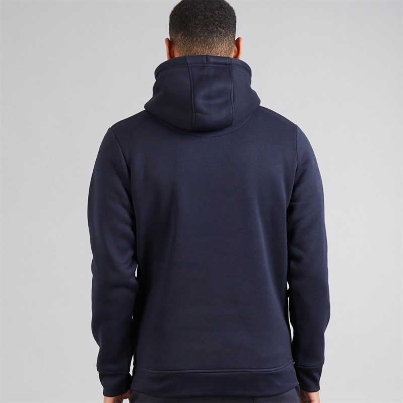 Brave Soul Mens Zoid Hoodie Navy - Image 2