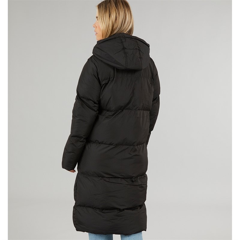 Brave Soul Womens Harp Maxi Coat Black - Image 2