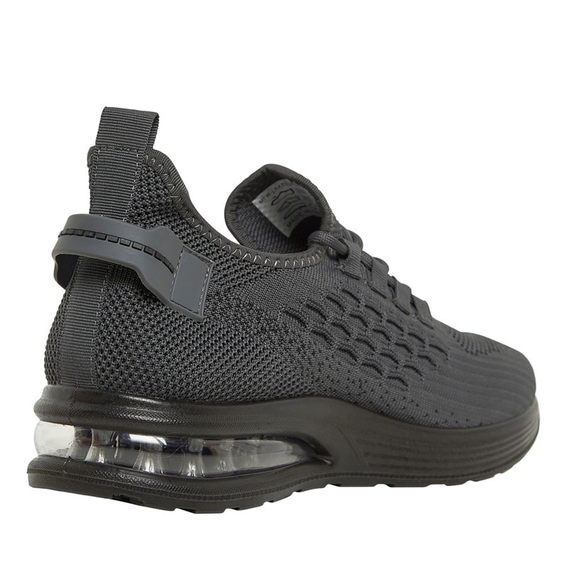 Brave Soul Mens Lakeside Bubble Trainers Grey/Black - Image 5
