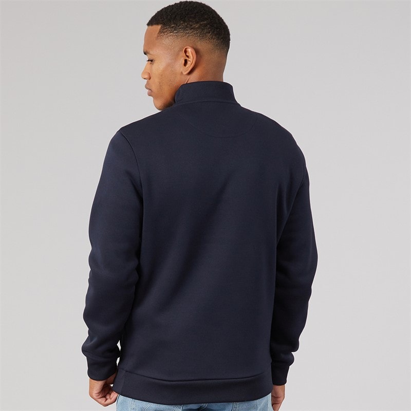 Brave Soul Mens Idaho Funnel Neck Jumper Navy - Image 2