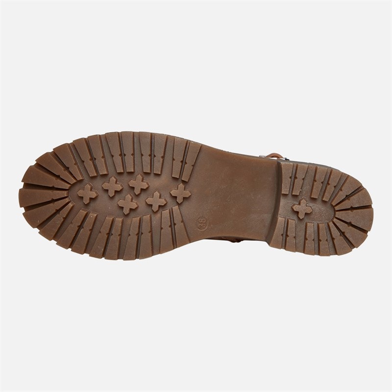 Brave Soul Womens Nora V2 Buckle Boots Brown - Image 3