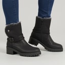 Brave Soul Womens Nora V2 Buckle Boots Black