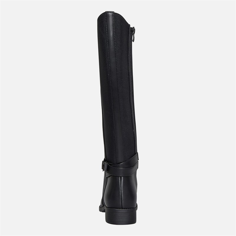 Brave Soul Womens Beck Knee High Boots Black - Image 4