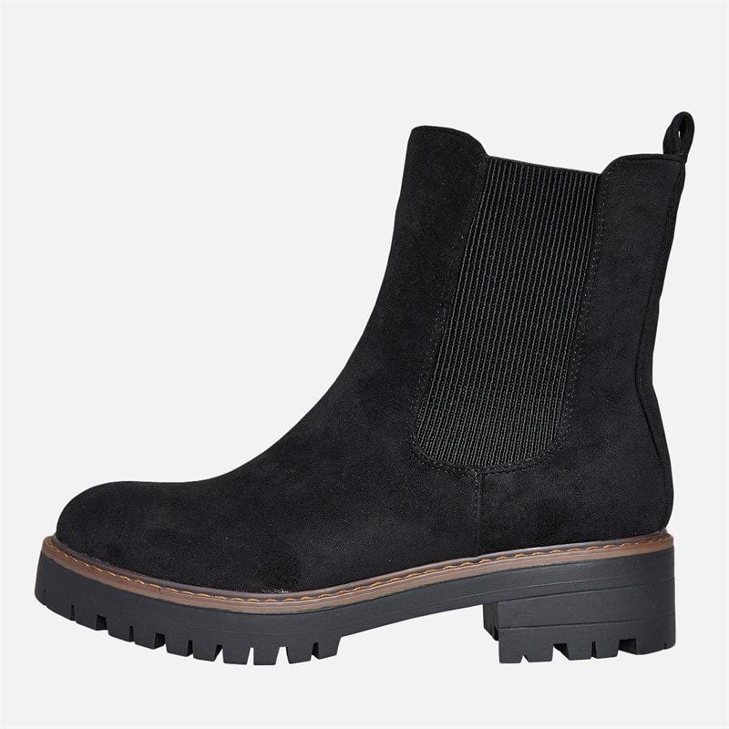 Brave Soul Womens Sam Chelsea Boots Black - Image 1
