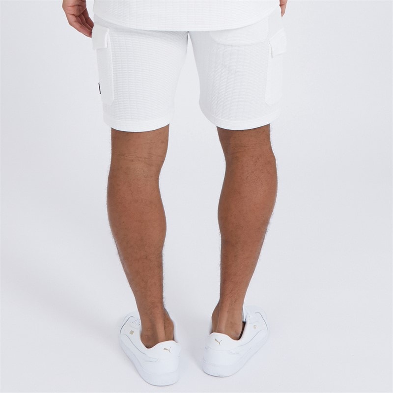 Brave Soul Mens Emery Shorts Optic White - Image 2