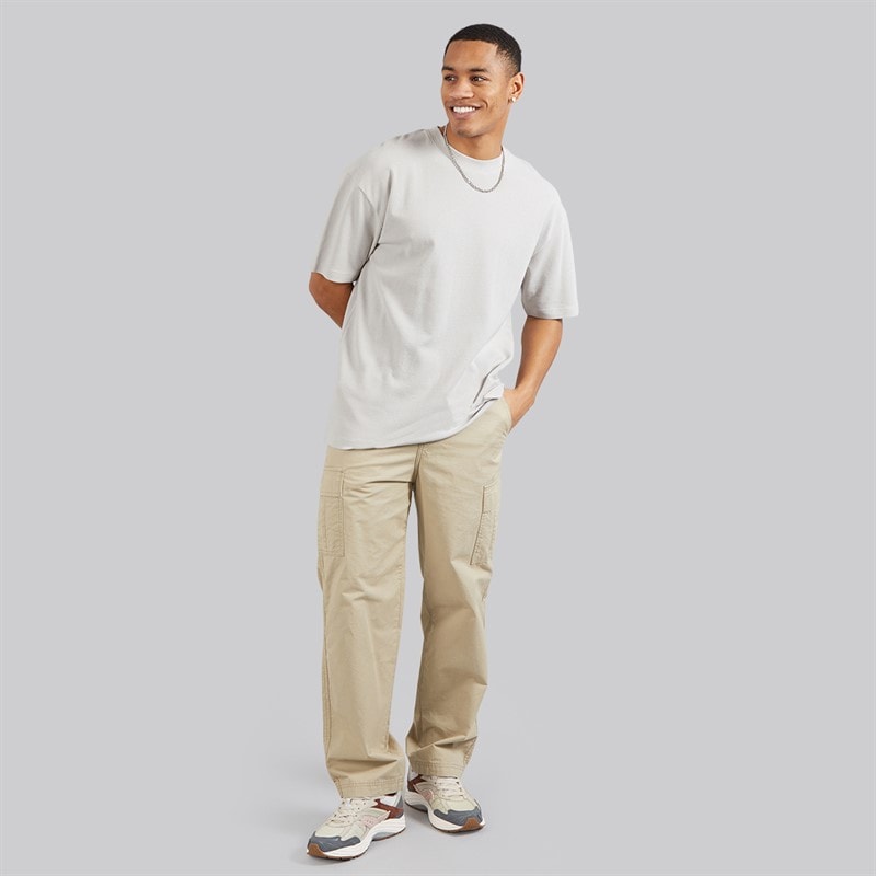 Brave Soul Mens Relaxed Fit Lao T-Shirt Silver Grey - Image 4