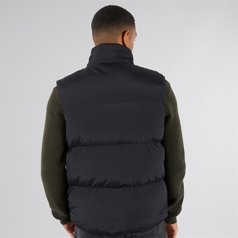 Brave Soul Mens Kirby Padded Gilet Black - Image 2