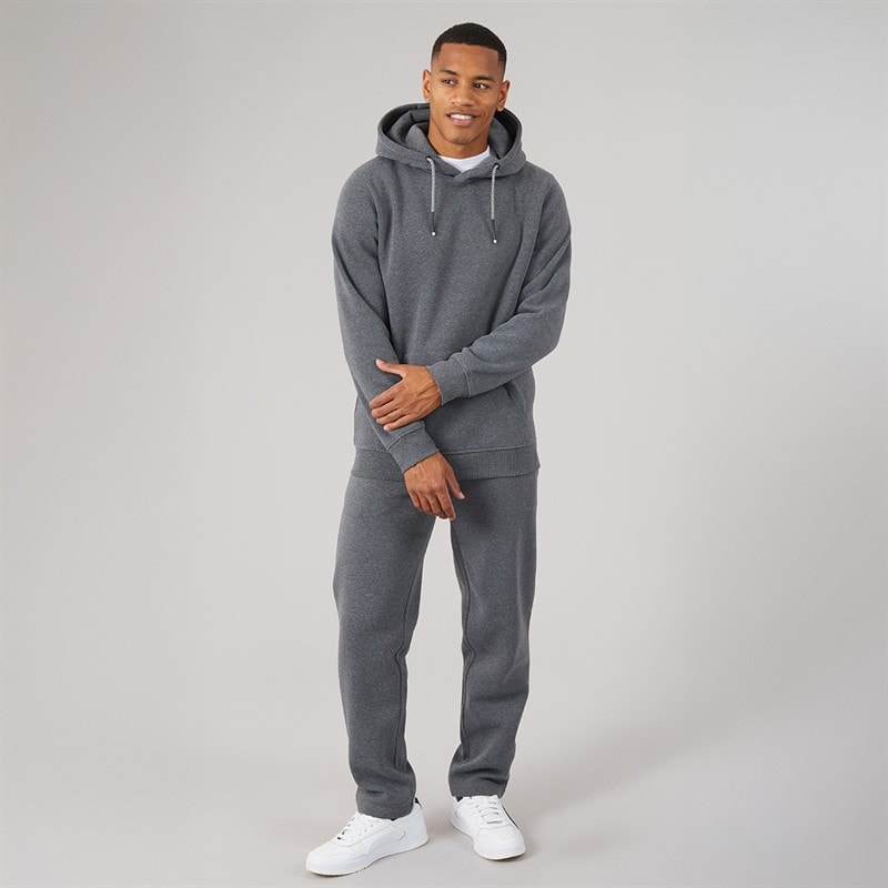Brave Soul Mens Hadid Tracksuit Charcoal Marl - Image 1