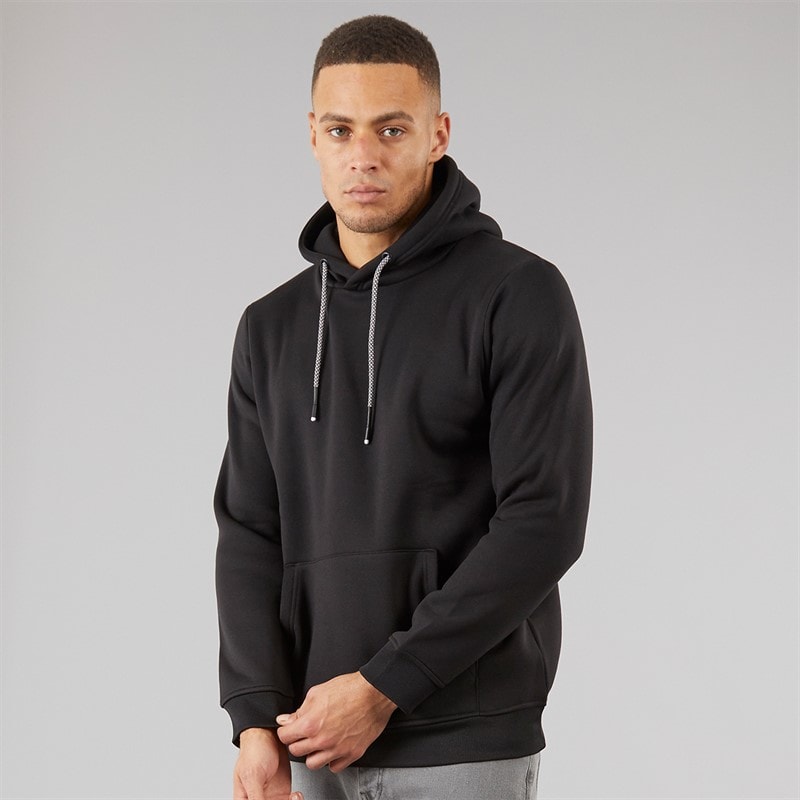 Brave Soul Mens Gaudi Three Pack Hoodies Navy/Jet Black/Charcoal Marl - Image 2