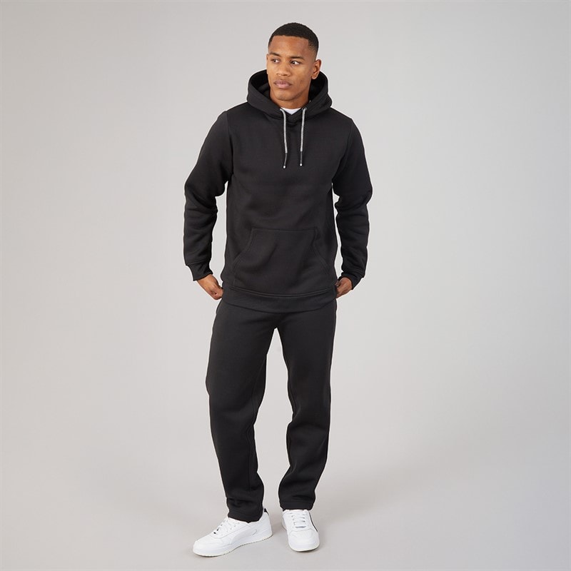 Brave Soul Mens Hadid Tracksuit Jet Black - Image 1