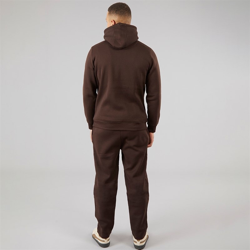 Brave Soul Mens Hadid Tracksuit Chocolate Brown - Image 2