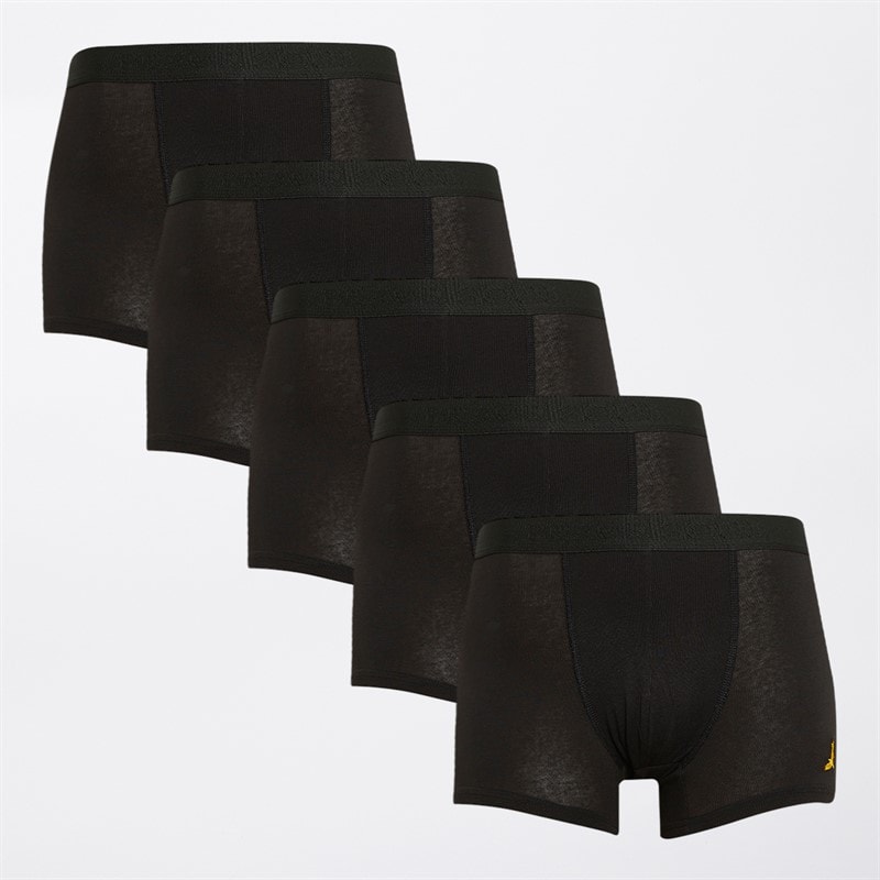 Brave Soul Boys Five Pack Boxers Black