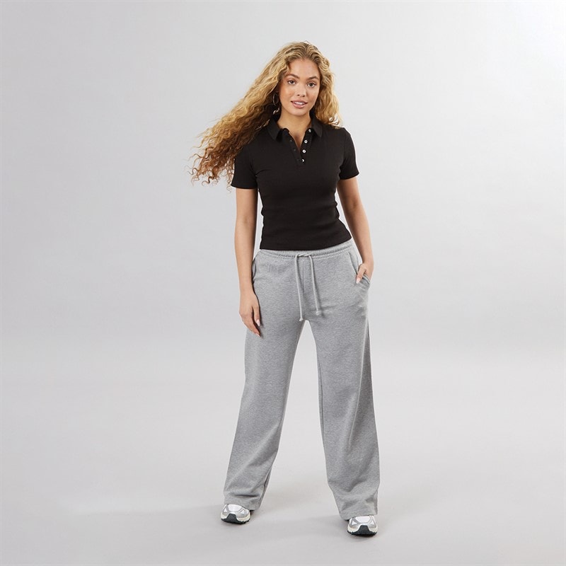 Brave Soul Womens Georgie Polo Top Black - Image 3