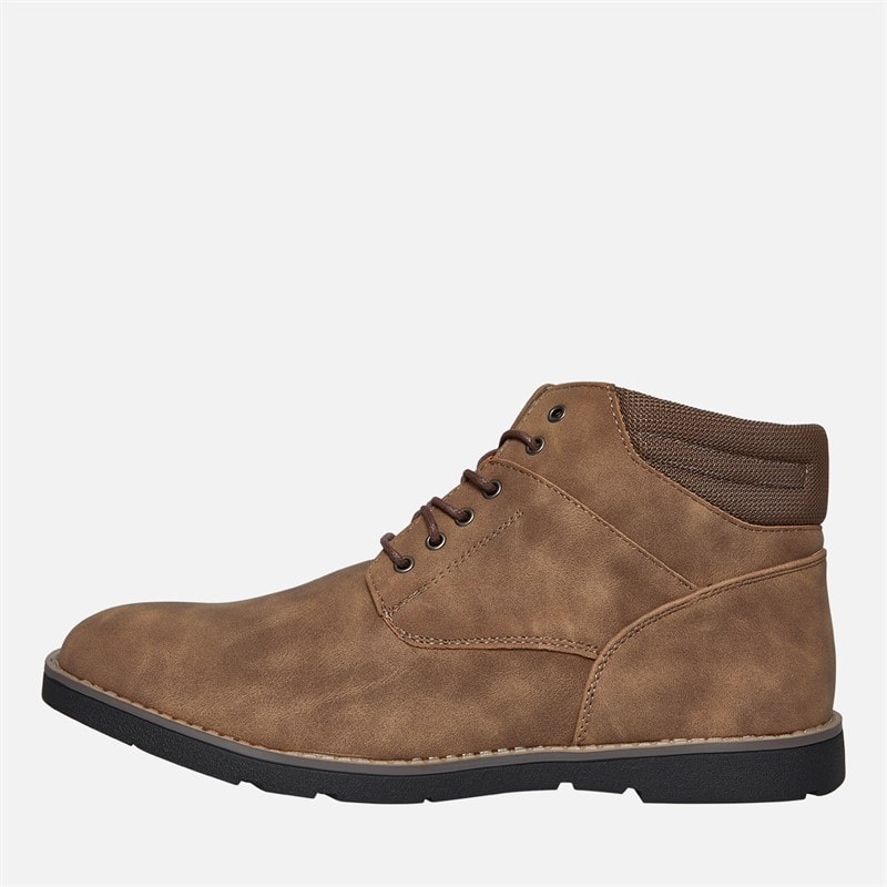 Brave Soul Mens Sawyer Boots Brown - Image 1