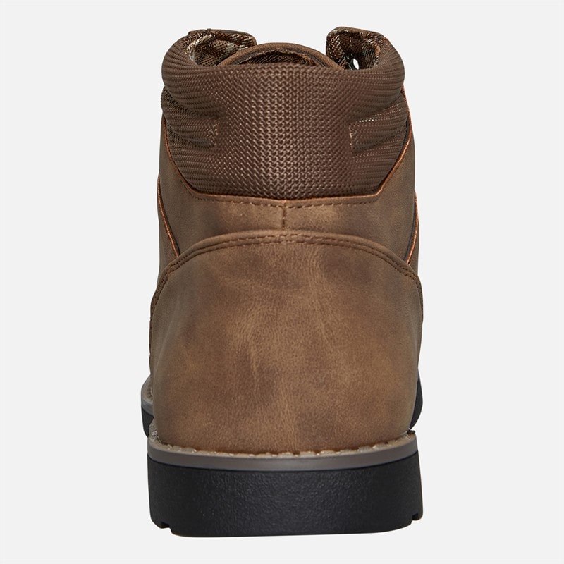 Brave Soul Mens Sawyer Boots Brown - Image 3