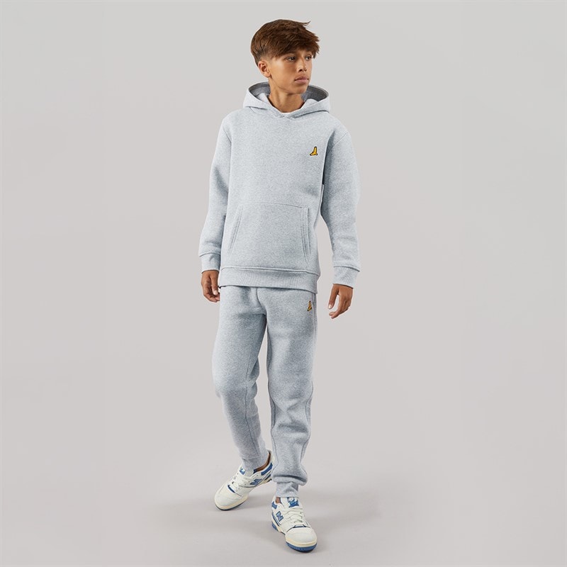 Brave Soul Boys Tracksuit Light Grey Marl