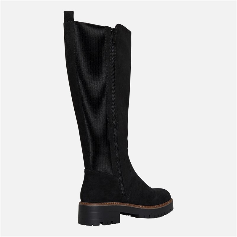 Brave Soul Womens Klara Knee High Boots Black - Image 5
