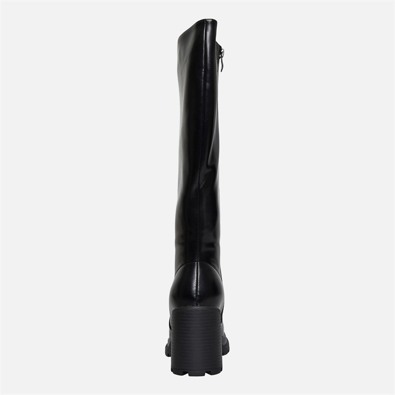 Brave Soul Womens Ceira Knee High Boots Black - Image 4