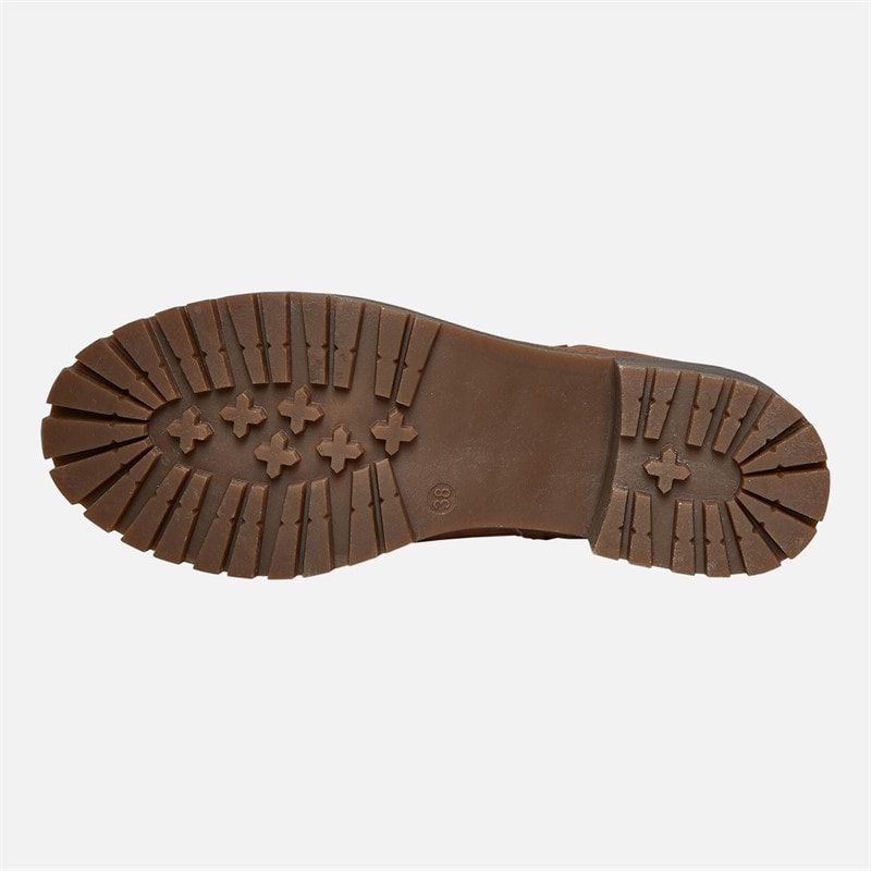Brave Soul Womens Sara Chelsea Boots Brown - Image 3
