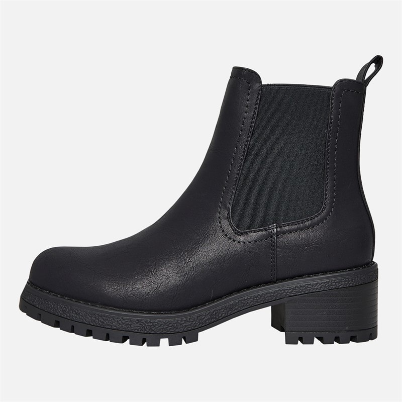 Brave Soul Womens Sara Chelsea Boots Black - Image 2