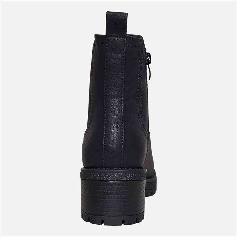 Brave Soul Womens Sara Chelsea Boots Black - Image 4