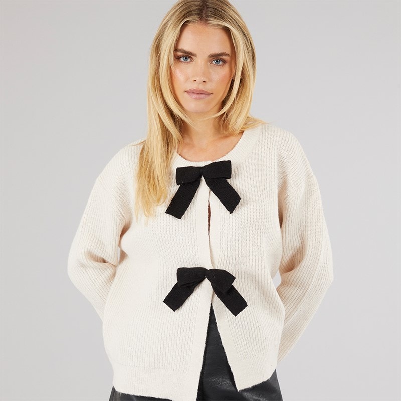 Brave Soul Womens Miya Fisherman Cardigan Oatmeal - Image 5
