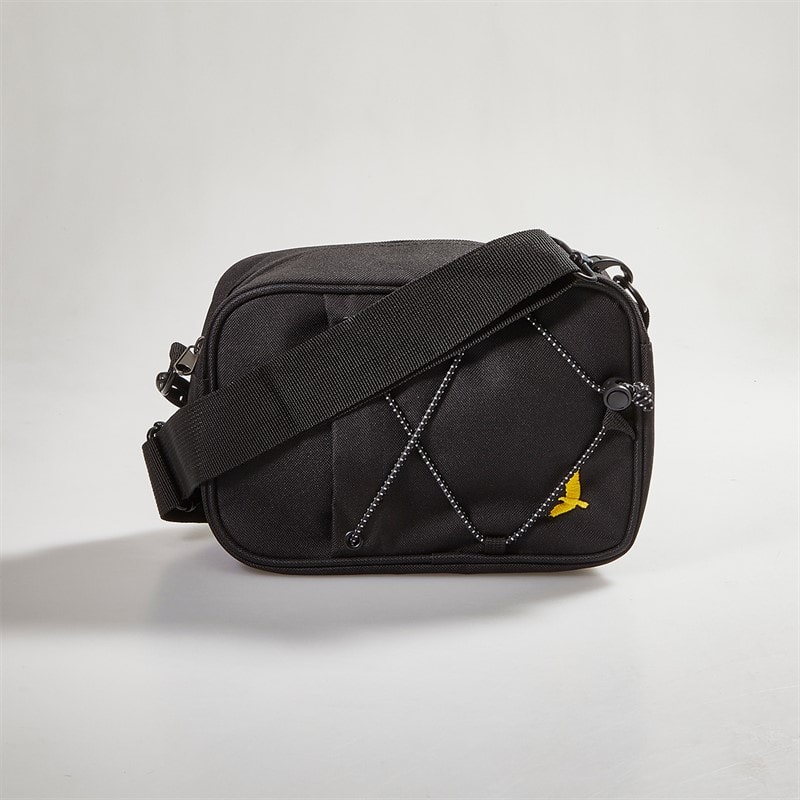Brave Soul Mens James Bungee Cross Body Bag Black - Image 2