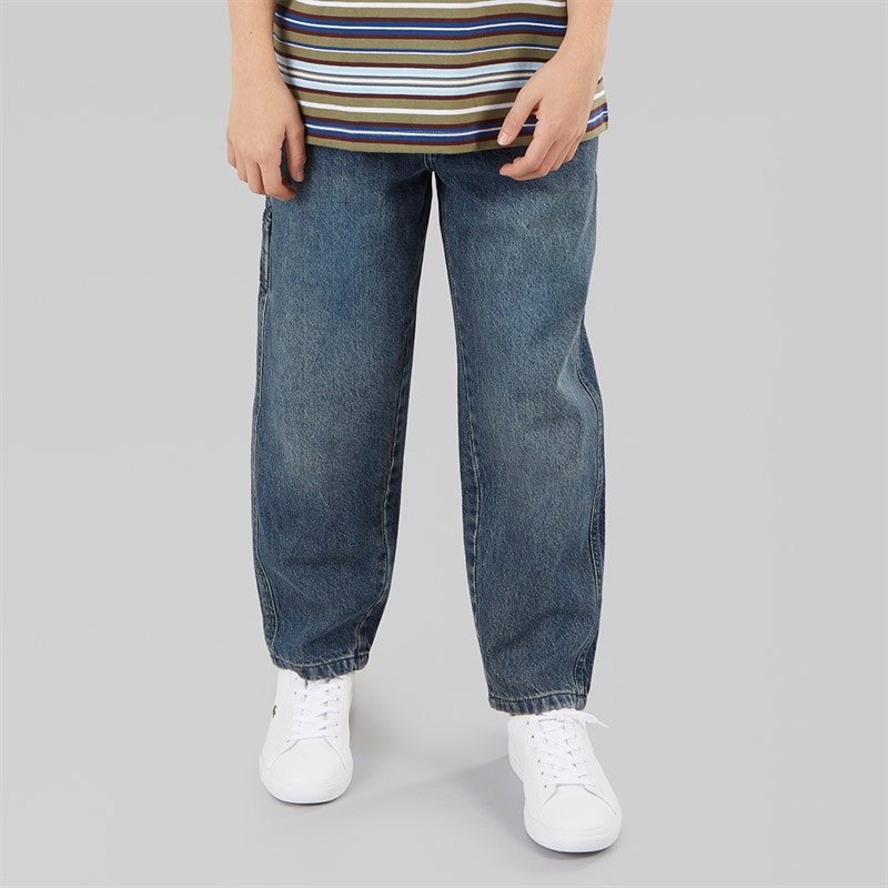 Brave Soul Boys Loose Fit Jeans Mid Blue