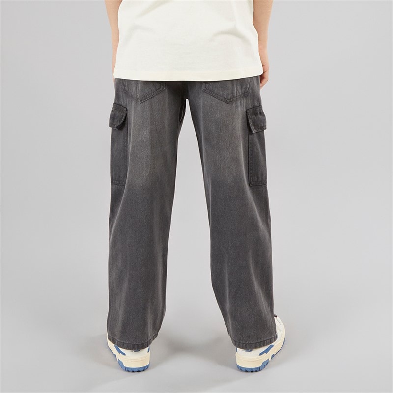 Brave Soul Boys Loose Fit Jeans Grey - Image 2