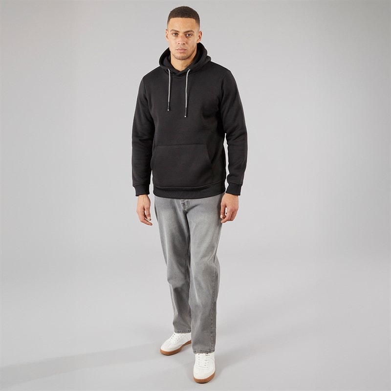Brave Soul Mens Straight Fit Denim Jeans Greywash - Image 3