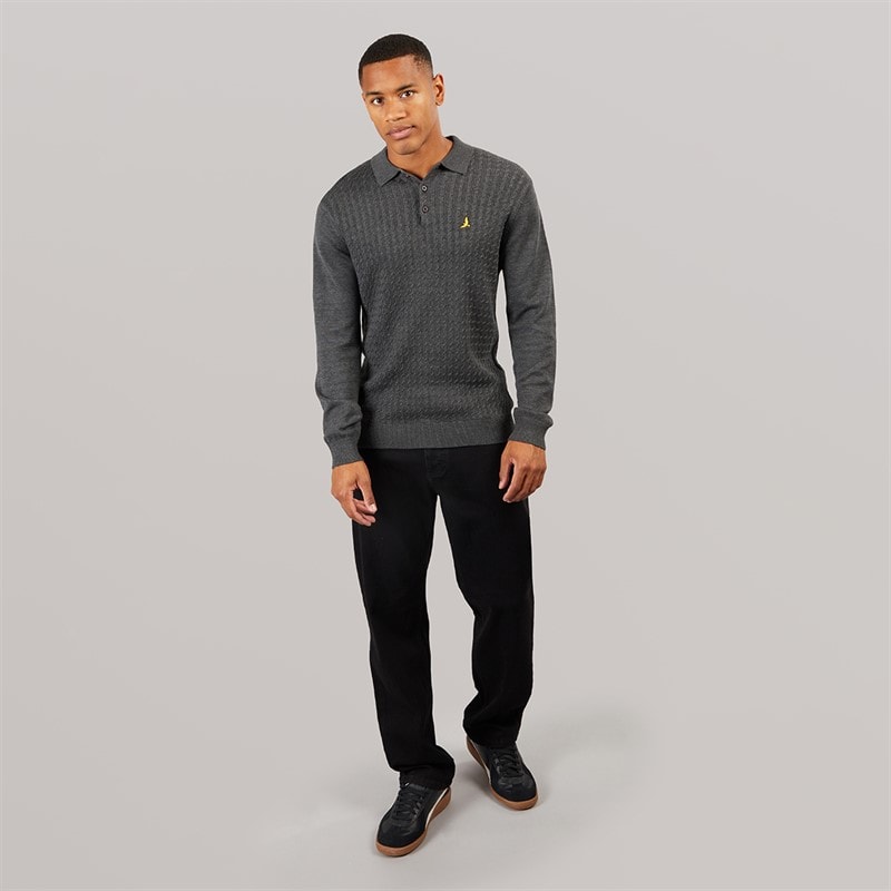 Brave Soul Mens Straight Fit Denim Jeans Blackwash - Image 3