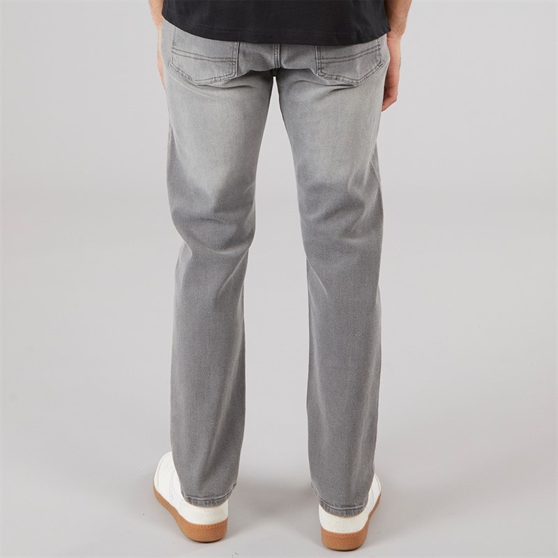 Brave Soul Mens Slim Fit Denim Jeans Greywash - Image 2