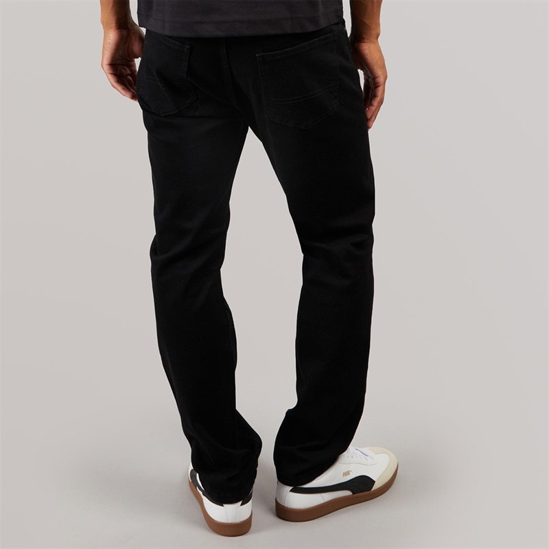 Brave Soul Mens Slim Fit Denim Jeans Blackwash - Image 2