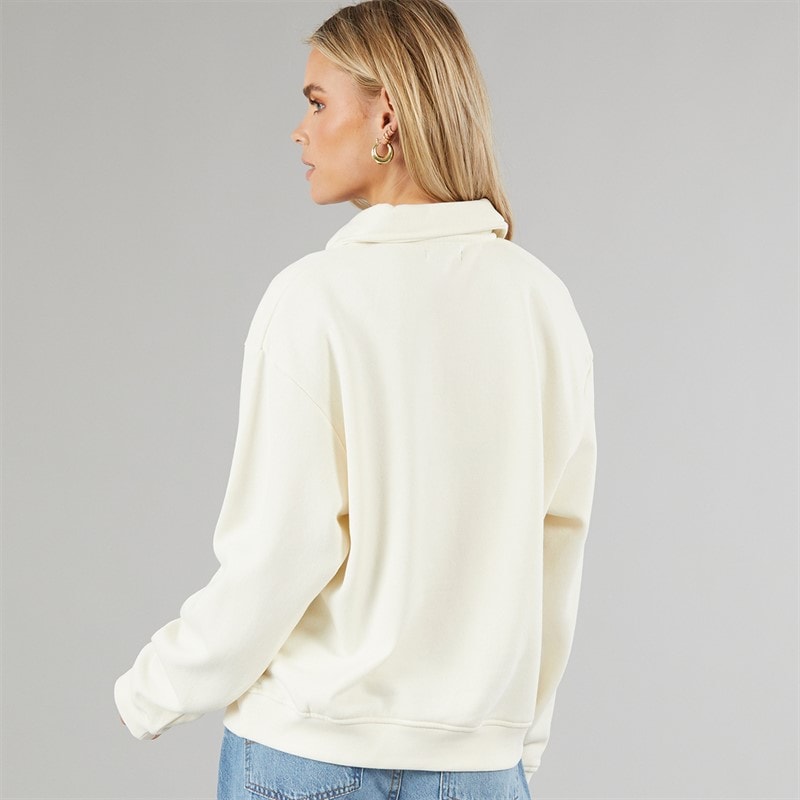 Brave Soul Womens Sherry Sweatshirt Cream - Image 2