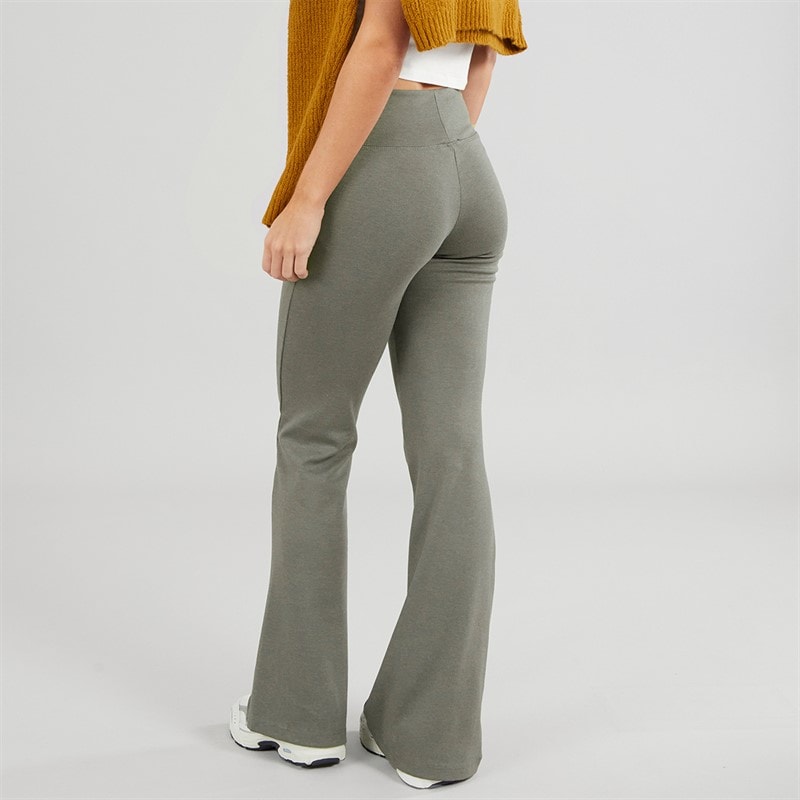 Brave Soul Womens Jane Yoga Pants Dark Grey Marl - Image 2
