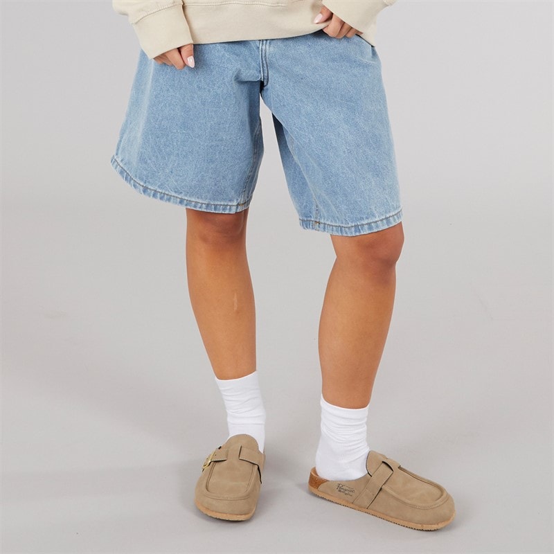 Brave Soul Womens Mich Denim Jorts Pale Blue - Image 3
