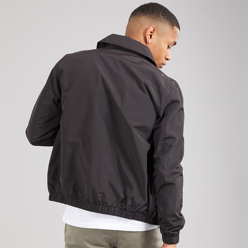 Brave Soul Mens Emilio Harrington Jacket Black - Image 2
