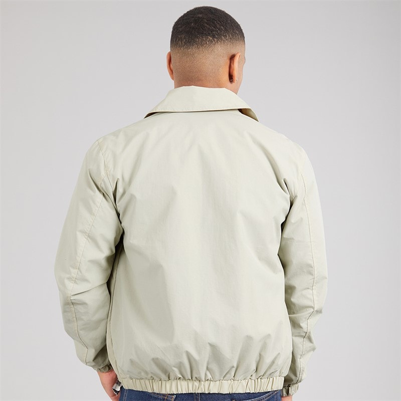 Brave Soul Mens Emilio Harrington Jacket Stone - Image 2