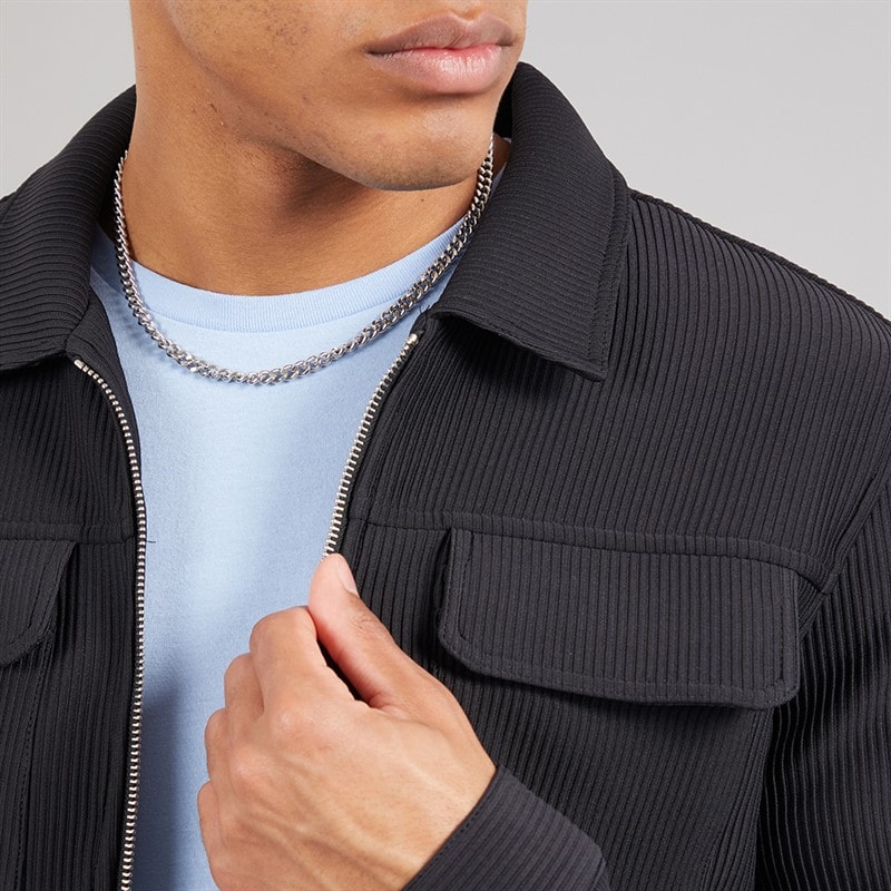 Brave Soul Mens Salcombe Jacket Black - Image 3