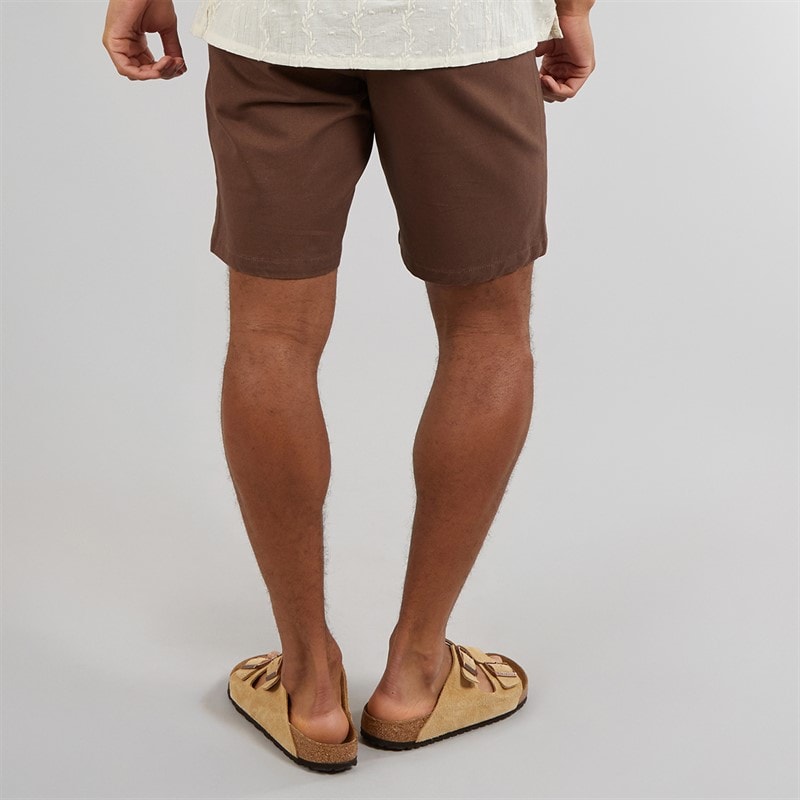 Brave Soul Mens Hansen Chino Shorts Mocha - Image 2