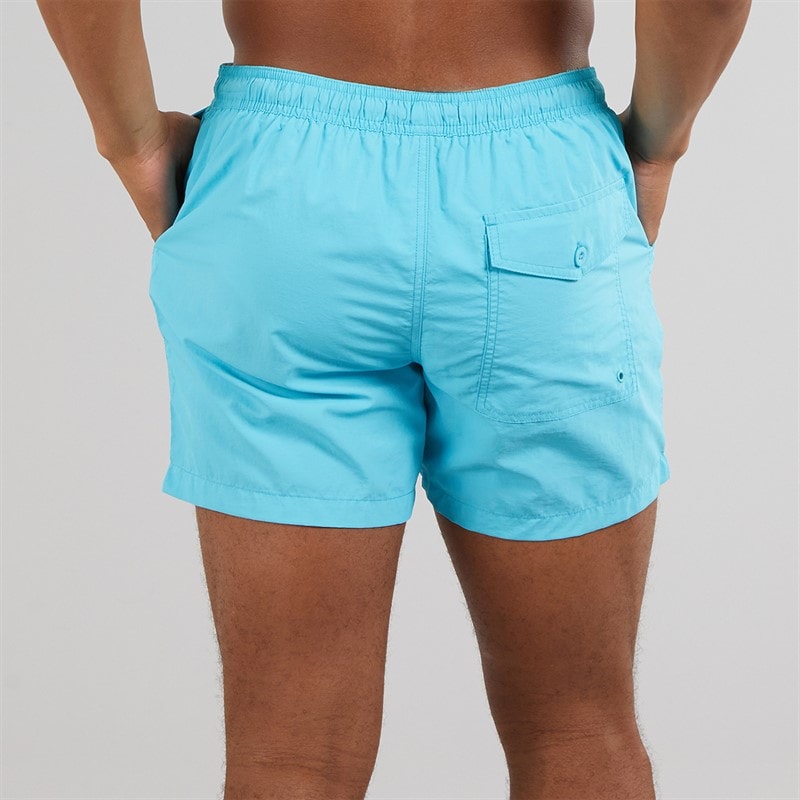 Brave Soul Mens Pier Swim Shorts Aqua