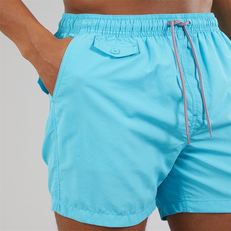Brave Soul Mens Pier Swim Shorts Aqua - Image 2