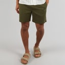 Brave Soul Mens Eubank Shorts Khaki