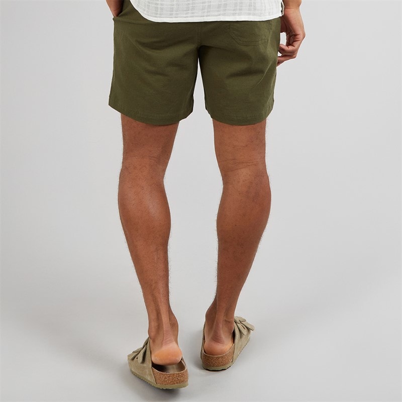 Brave Soul Mens Eubank Shorts Khaki - Image 2