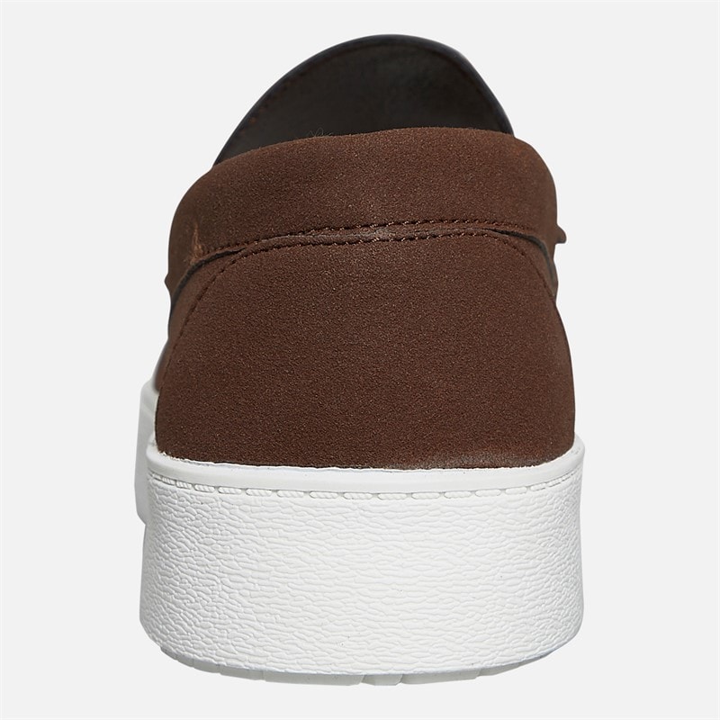 Brave Soul Mens Lisbon Loafers Brown - Image 3